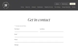 Newenham Adelaide Hills homepage website preview
