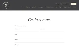Newenham Adelaide Hills homepage website preview
