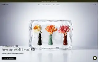 Bloom & Wolf homepage website preview