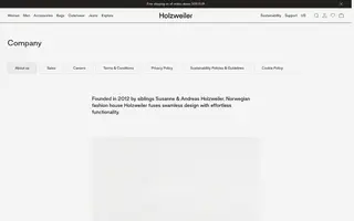 Holzweiler homepage website preview