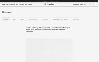 Holzweiler homepage website preview