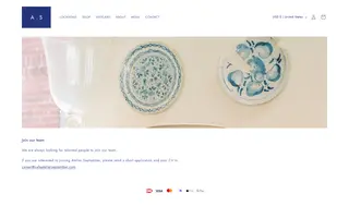Atelier September homepage website preview