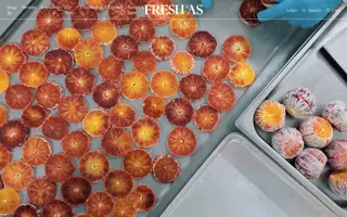 Fresh As homepage website preview