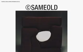 Same Old homepage website preview