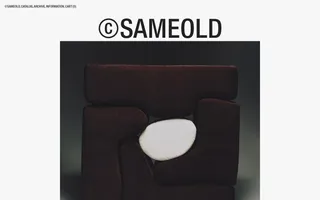 Same Old homepage website preview
