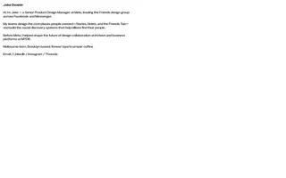Jake Deakin homepage website preview