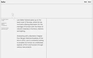 Beller homepage website preview