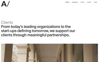 Area 17 homepage website preview
