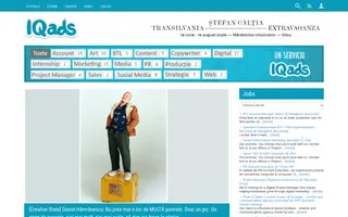 IQads homepage website preview