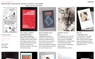 After 8 Books homepage website preview