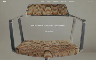 Vipp homepage website preview
