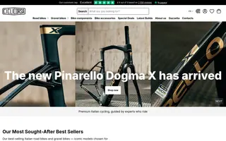 Cicli Corsa homepage website preview