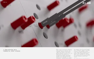 Heartbeat Drum Machine homepage website preview