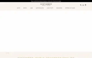 Nyetimber homepage website preview