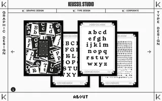 Keussel Studio homepage website preview