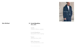 Eric McNeal homepage website preview