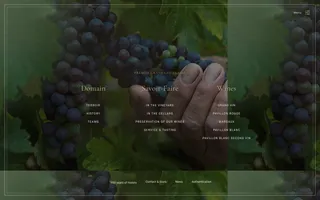 Château Margaux homepage website preview