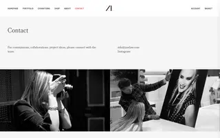 Zoë Law homepage website preview