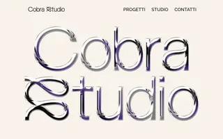 Cobra Studio homepage website preview