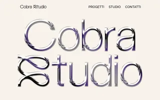 Cobra Studio homepage website preview