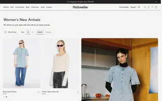 Holzweiler homepage website preview