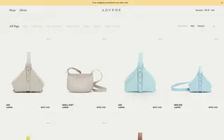 Advene homepage website preview