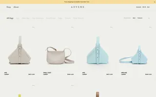 Advene homepage website preview