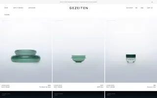 Gezeiten homepage website preview