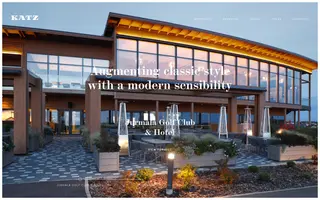 Katz homepage website preview