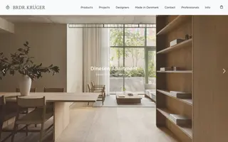 Brdr Krüger homepage website preview
