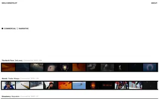 Niels Windfeldt homepage website preview