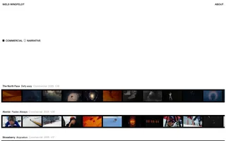Niels Windfeldt homepage website preview