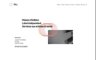 Echo-orange homepage website preview