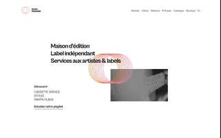 Echo-orange homepage website preview