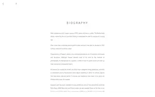 Casper Faassen homepage website preview