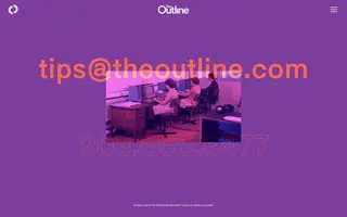 The Outline homepage website preview