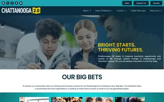 Chattanooga 2.0 homepage website preview