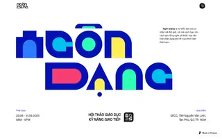 Ngôn Dạng homepage website preview