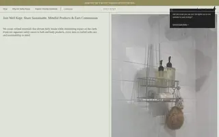 Well kept homepage website preview