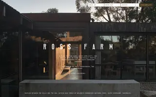 Ross Farm homepage website preview