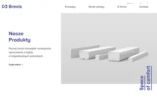 Brevis homepage website preview