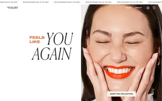 The Feelist homepage website preview