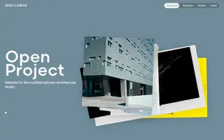 Non-Linear homepage website preview