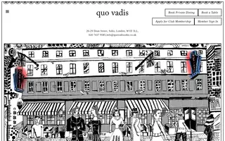 Quo Vadis homepage website preview