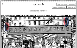 Quo Vadis homepage website preview