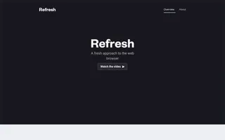 Refresh homepage website preview