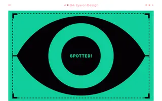 Eye on Design homepage website preview