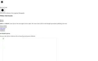 KIWI Arts Group homepage website preview