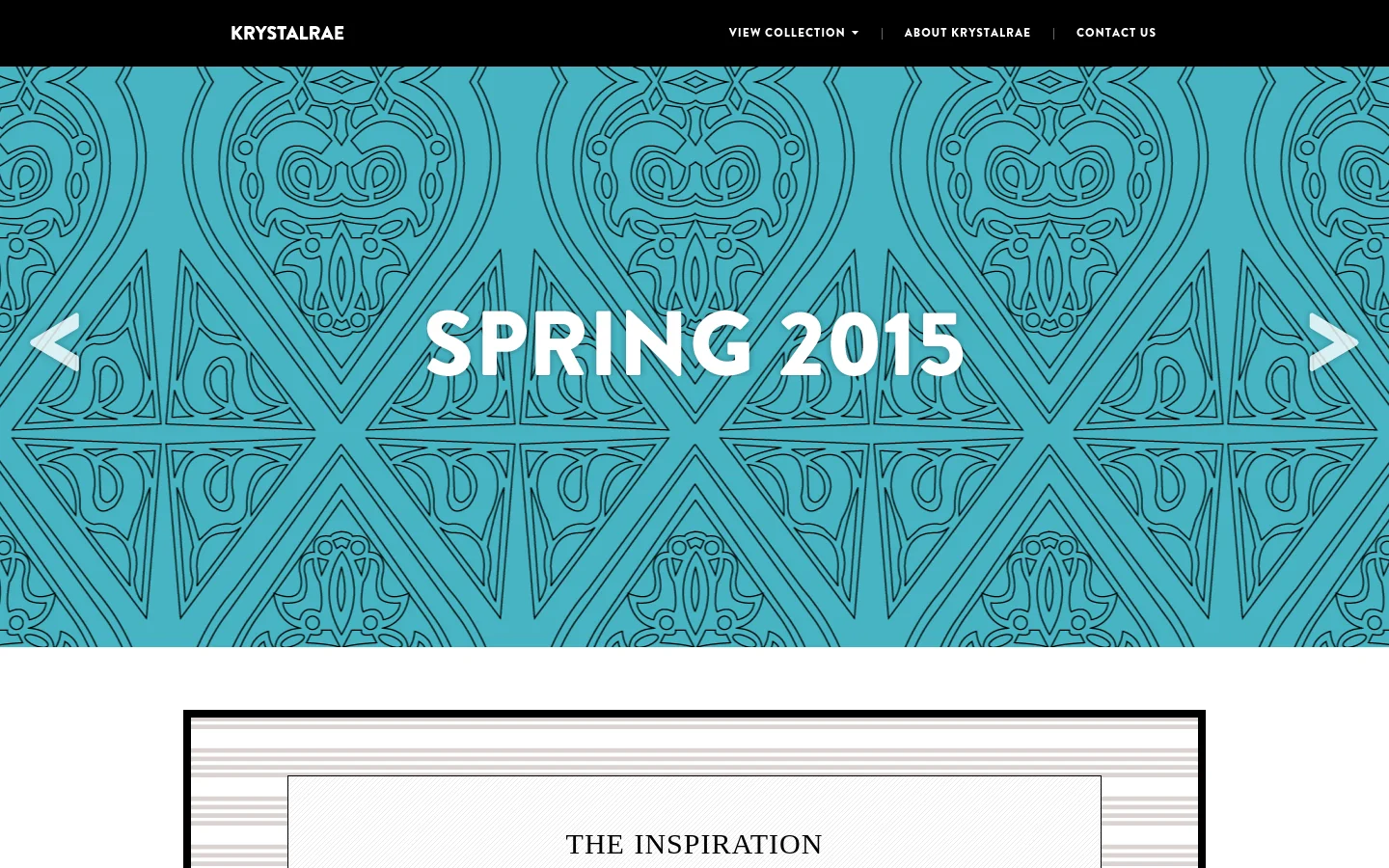 Krystalrae Portfolio desktop website screenshot