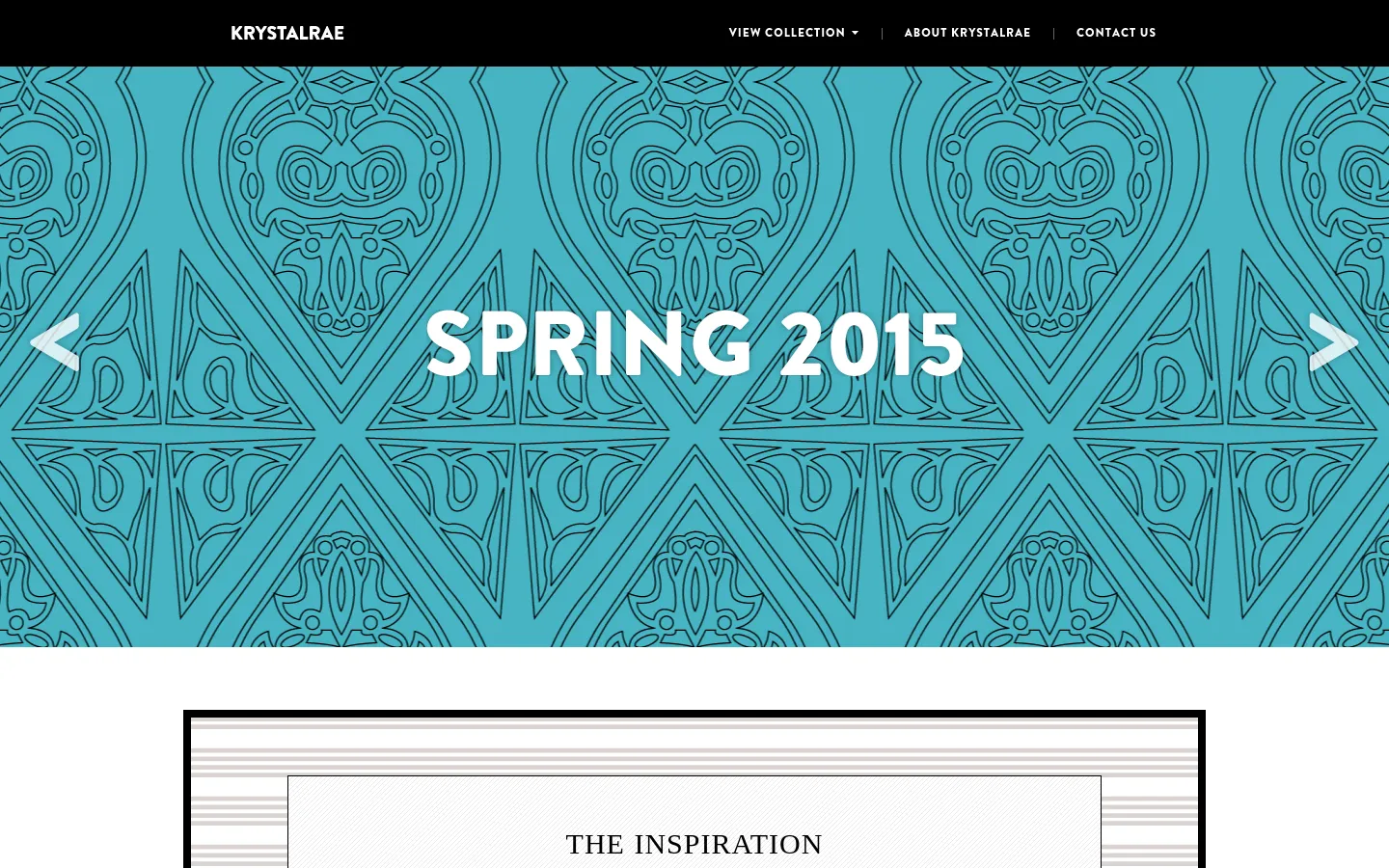 Krystalrae Portfolio desktop website screenshot